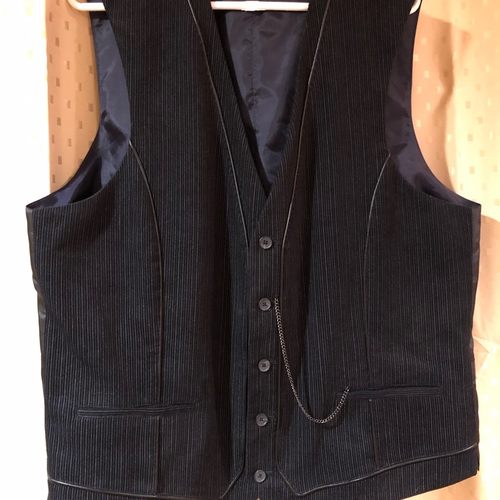 INC Vest with chain.